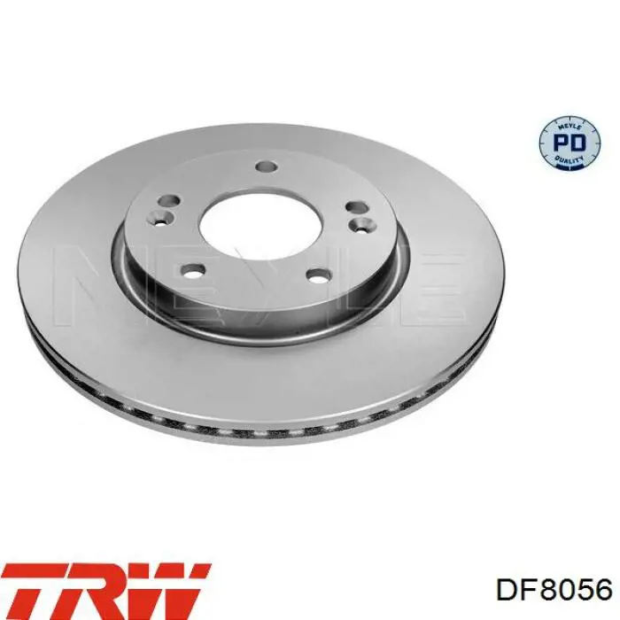 Передние тормозные диски DF8056 TRW