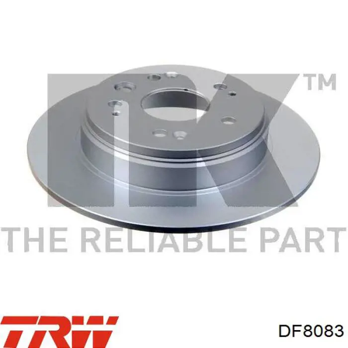 Задний дисковый тормоз TRW DF8083