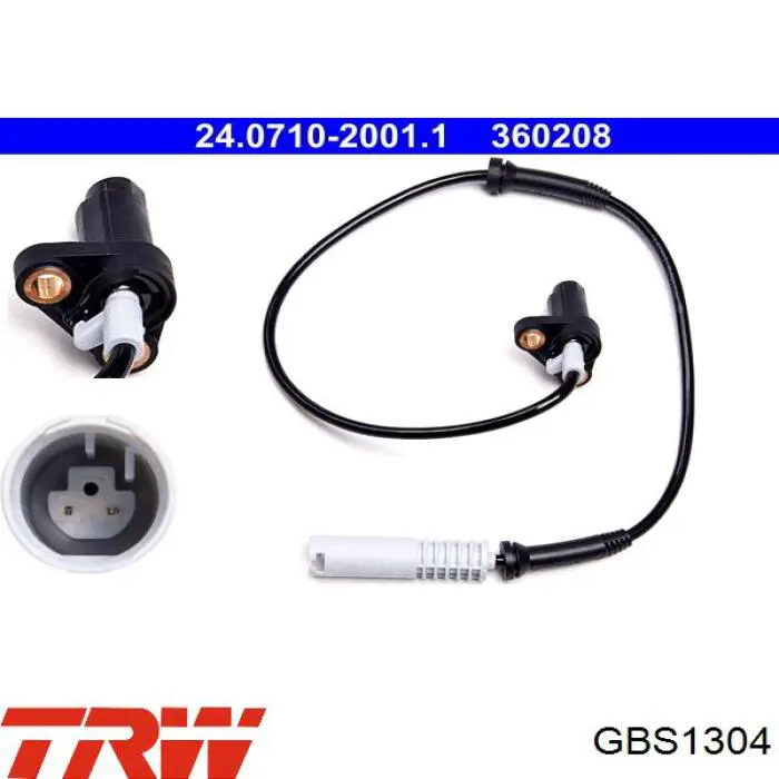 Датчик ABS передний ABE CCZ1358ABE