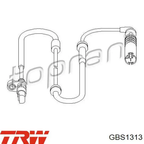 Датчик ABS задний TRW GBS1313