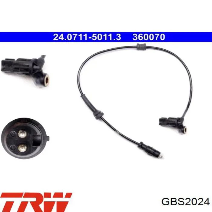 Датчик АБС передний 7700416066 Renault (RVI)