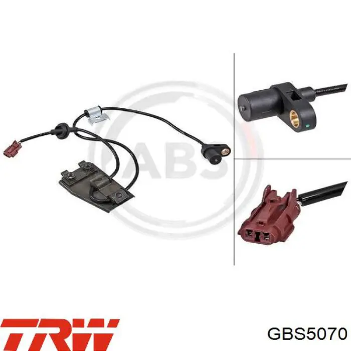 Sensor ABS dianteiro direito para Subaru Forester (S10, SF)