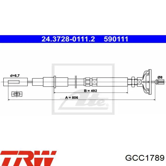 Трос сцепления Linex 471048 цена, от 12.18 USD