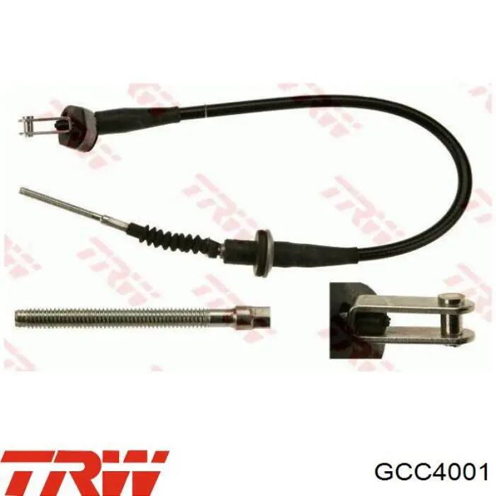 GCC4001 TRW Трос сцепления