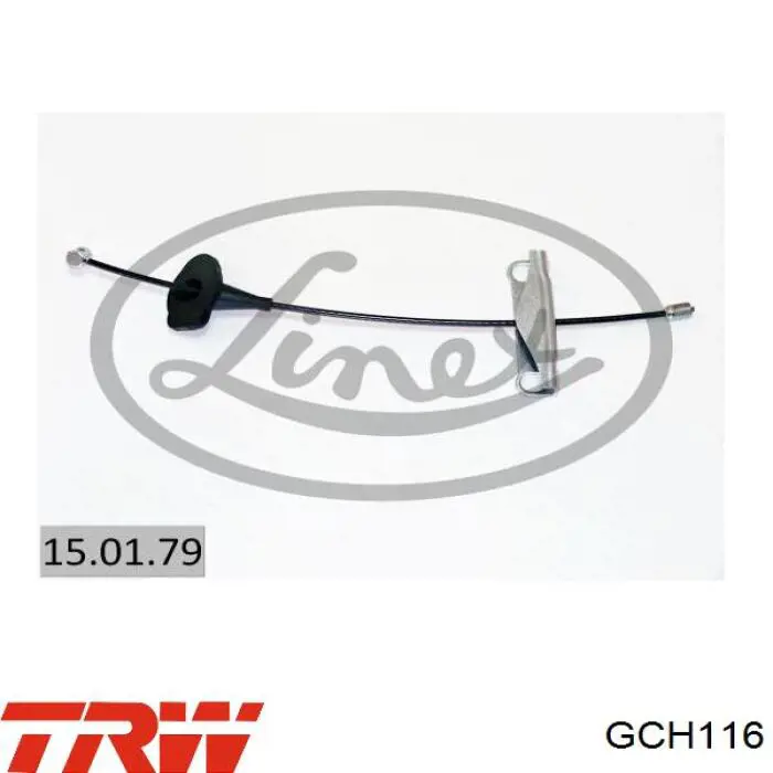 Трос ручного тормоза передний Linex 150179 цена, от 4.58 USD