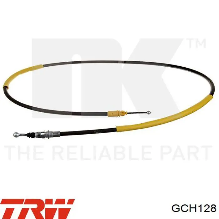 Трос стояночного тормоза задний правый TRW GCH128 цена, от 16.06 USD