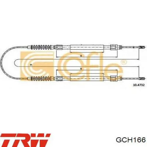 Купить RM4114 Goodrem Тормоз стояночный