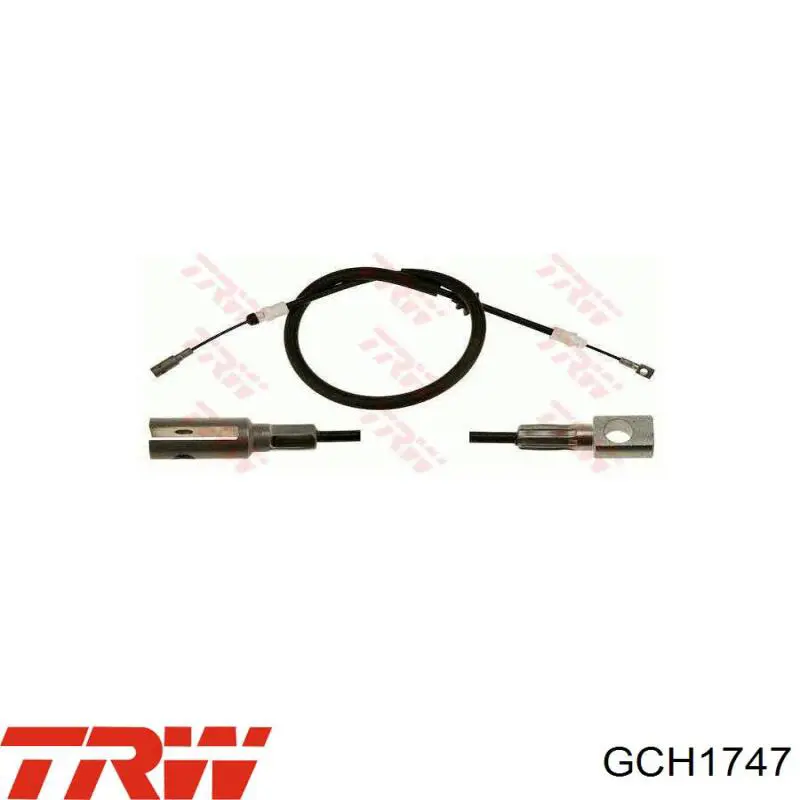 Cable de freno de mano delantero GCH1747 TRW