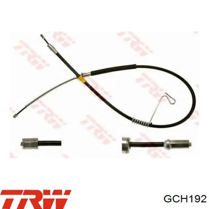 Трос ручного тормоза передний Ford YC152853AE цена, от 16.66 USD