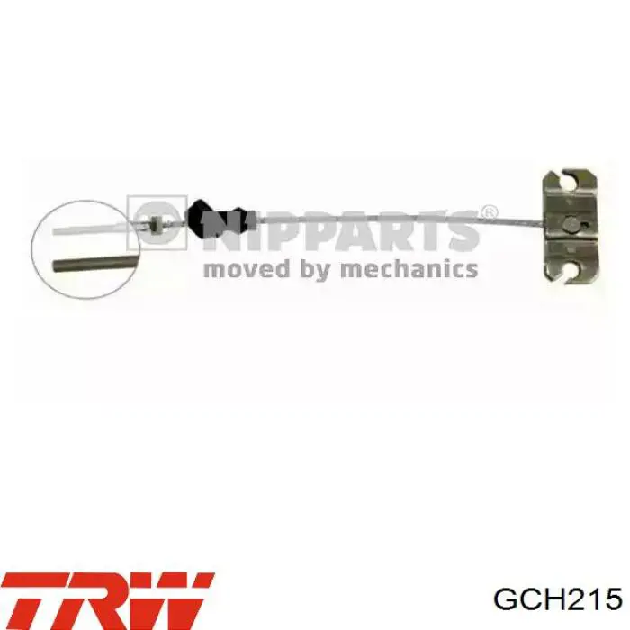 Трос стояночного тормоза задний правый TRW GCH215 цена, от 22.53 USD