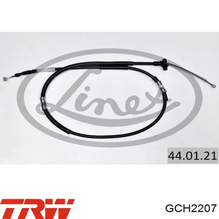 Трос ручника задний TRW GCH2207