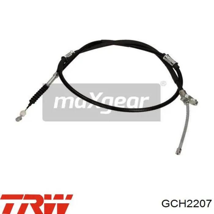 Трос ручного тормоза задний TRW GCH2207 цена, от 11.09 USD