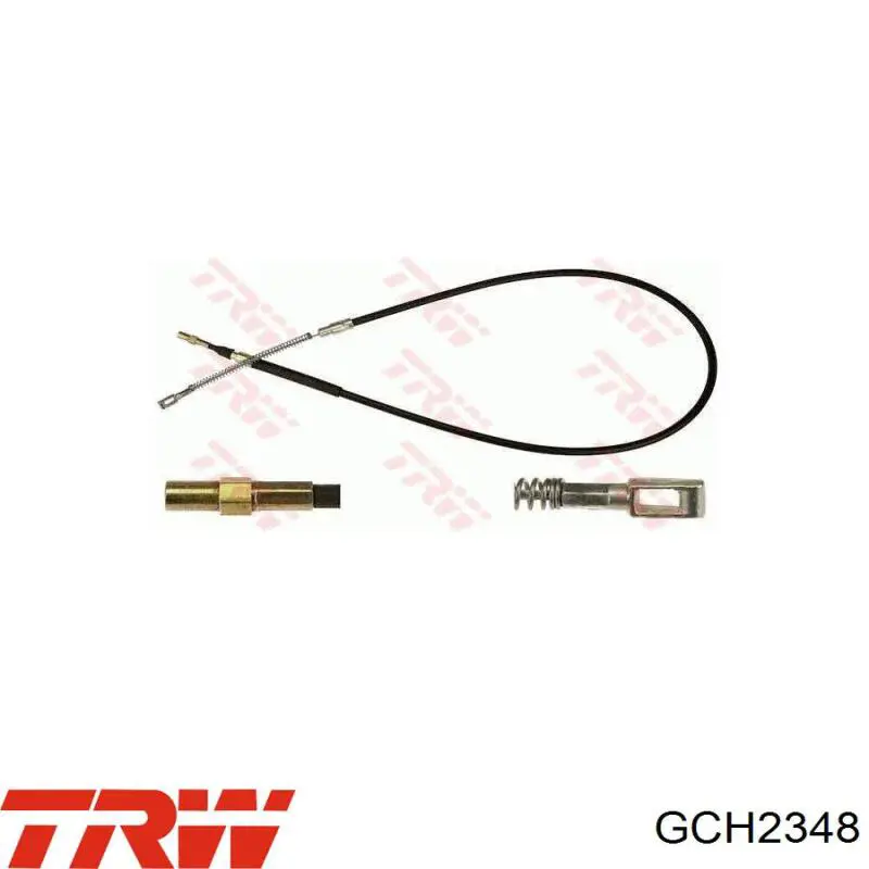 Задний трос ручника GCH2348 TRW