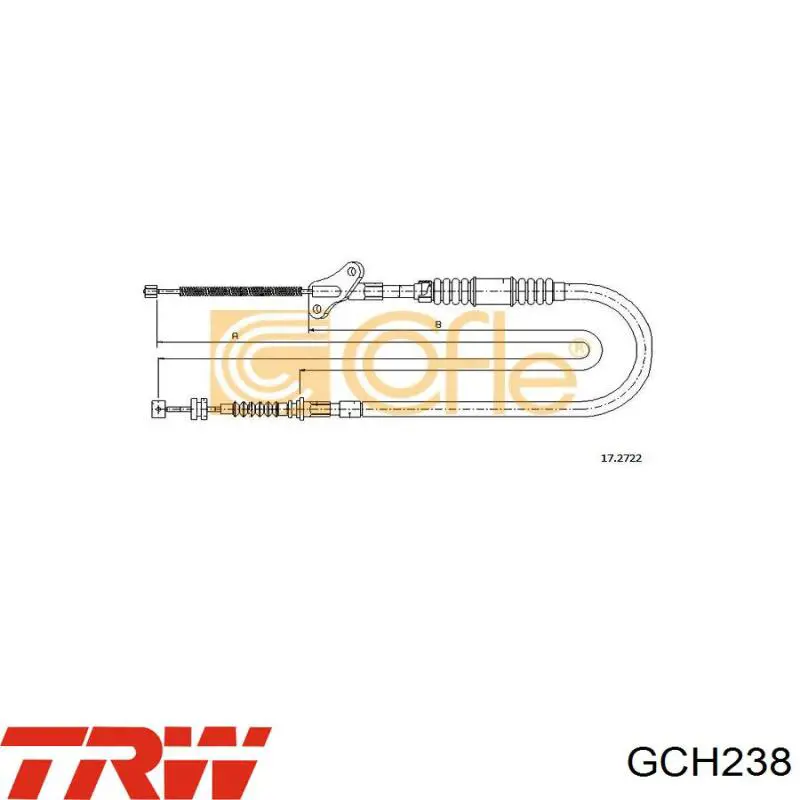 Трос стояночного тормоза задний правый Linex 320191 цена, от 27.03 USD