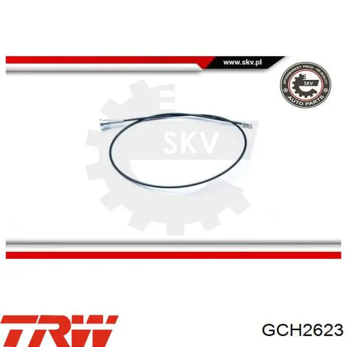 Задний правый трос ручника GCH2623 TRW