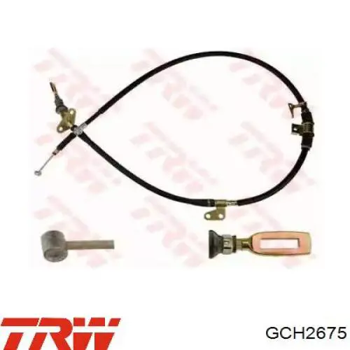 Трос ручника задний правый Mazda G21744410G