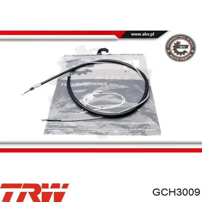 Задний трос ручника TRW GCH3009 цена, от 19.33 USD