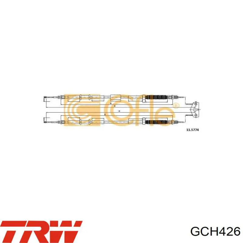 Купить 522061 Opel Тормоз стояночный