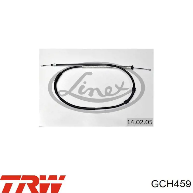 Трос ручного тормоза задний TRW GCH459 цена, от 15.28 USD