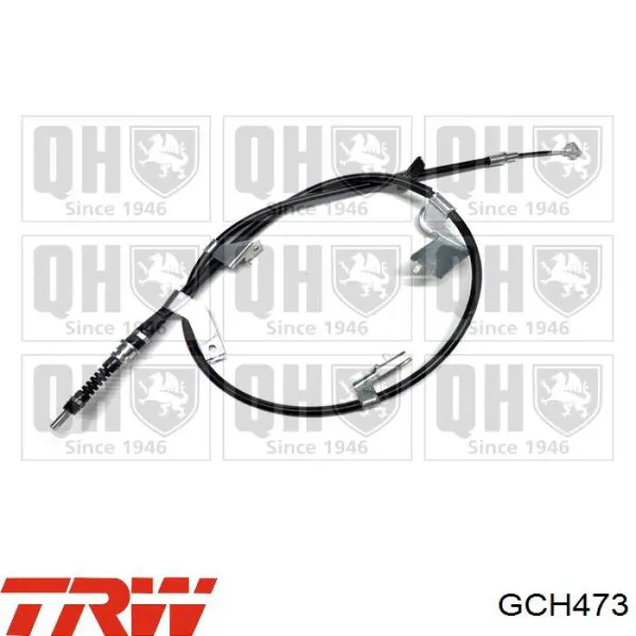 Трос стояночного тормоза задний правый TRW GCH473 цена, от 36.57 USD