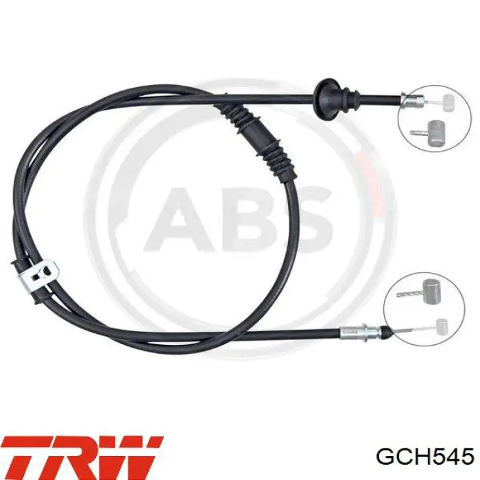 Трос ручного тормоза задний TRW GCH545 цена, от 15.96 USD