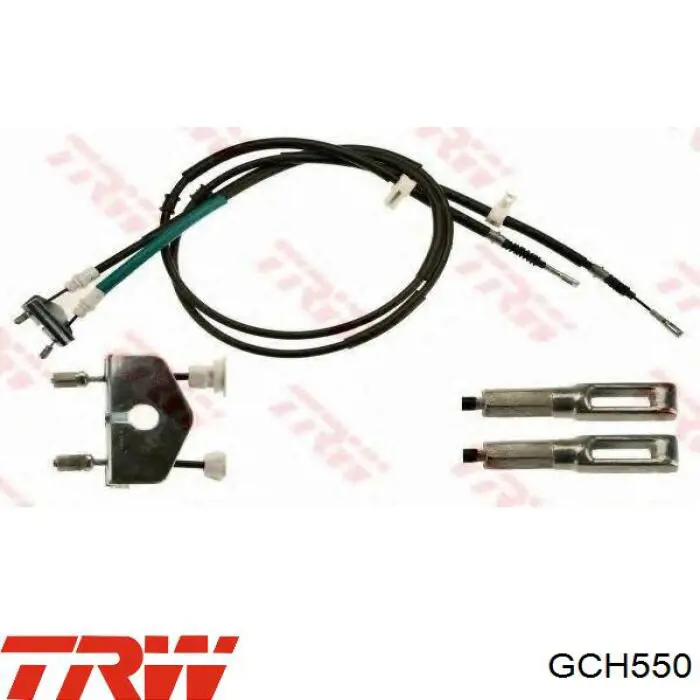2S612853AC Ford Трос стояночного тормоза передний