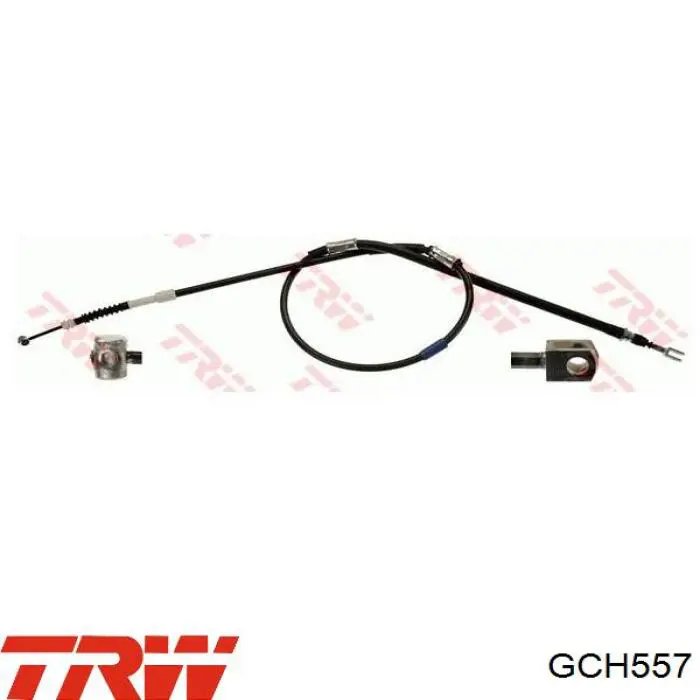 Купить GCH557 TRW Трос стояночного тормоза задний левый