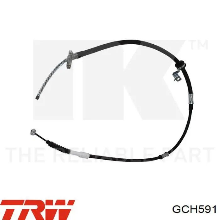 Трос ручника задний Linex 440196
