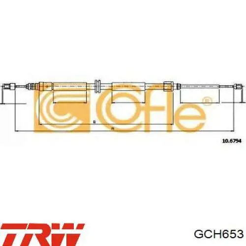 Купить GCH653 TRW Тормоз стояночный