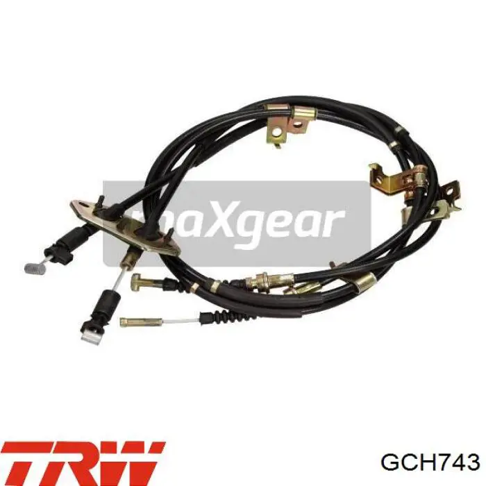 Задний трос ручника TRW GCH743 цена, от 37.30 USD
