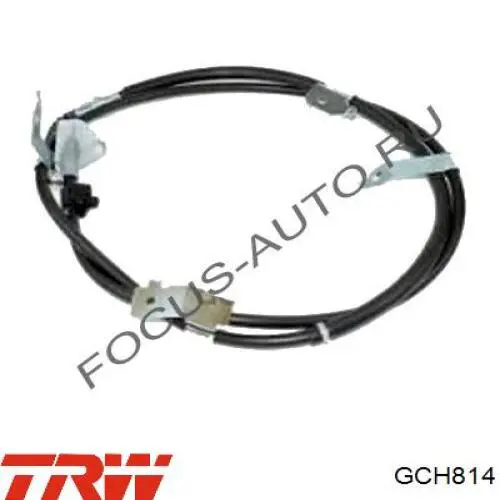 GCH814 TRW Трос ручного тормоза задний, правый