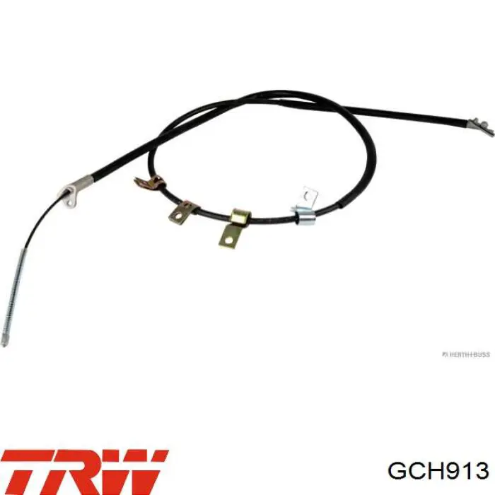 GCH913 TRW трос ручного тормоза задний правый