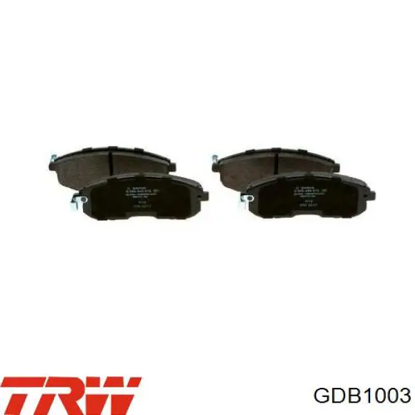 Купить GDB1003 TRW Колодки тормозные