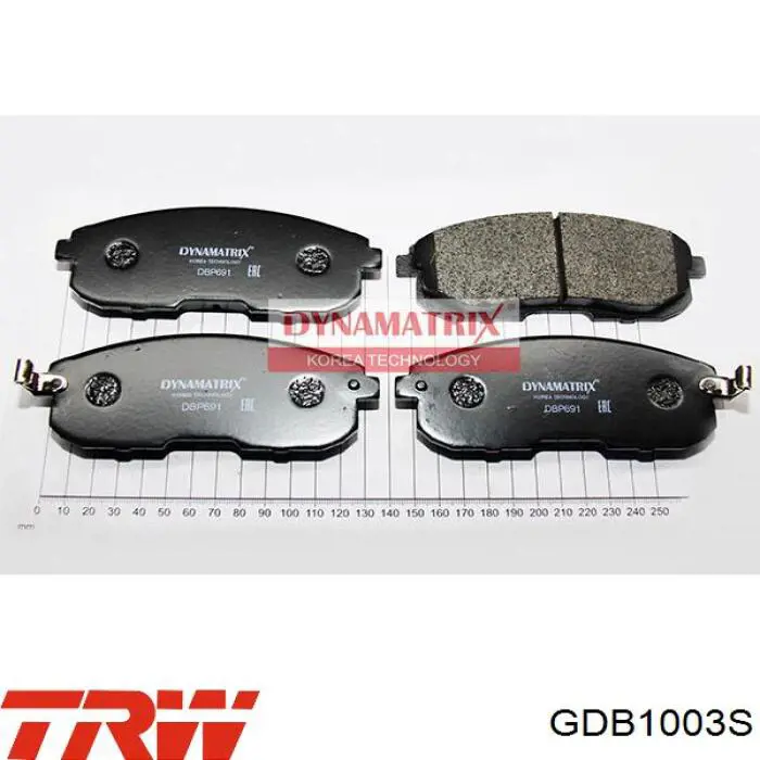 Тормозные колодки Mando MPS01NS