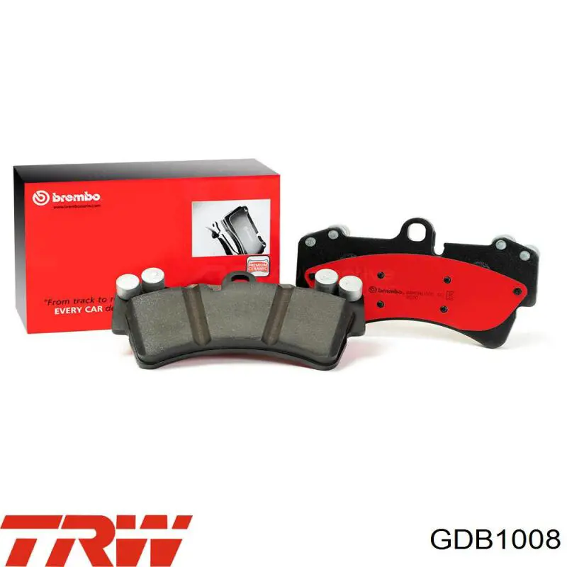 Купить GDB1008 TRW Колодки тормозные