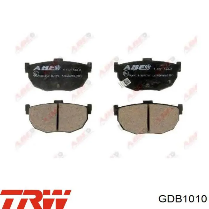 Колодки дисковые  TRW GDB1010 цена, от 12.84 USD