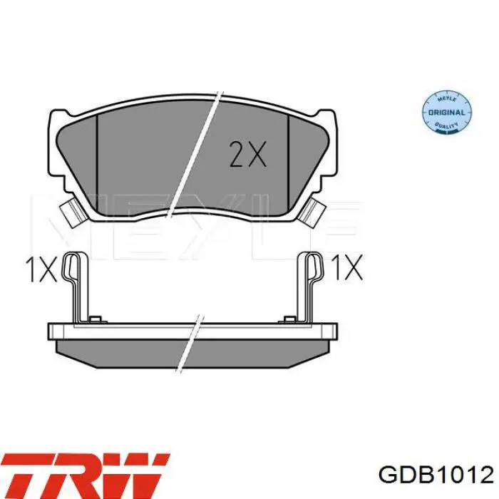 Колодки TRW GDB1012 цена, от 17.20 USD