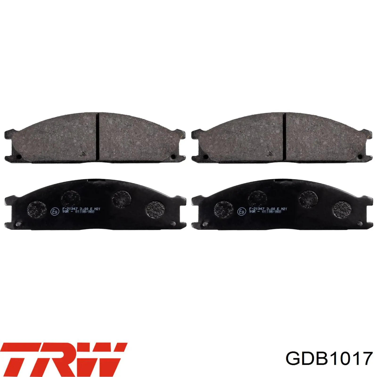 Купить GDB1017 TRW Колодки тормозные