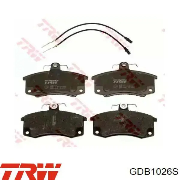 Колодки TRW GDB1026S цена, от 24.70 USD