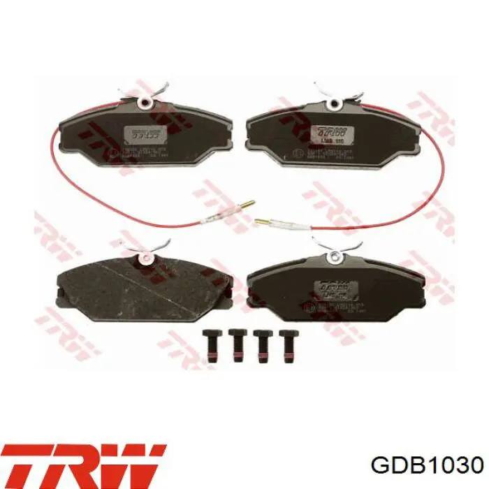 Купить GDB1030 TRW Колодки тормозные