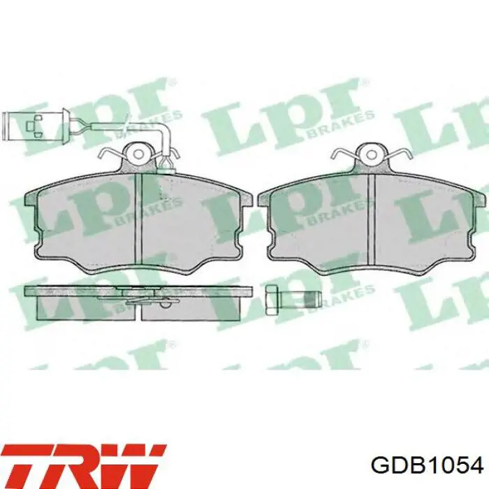 Купить GDB1054 TRW Колодки тормозные