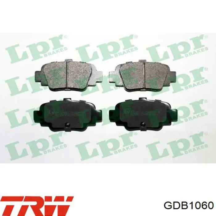 Колодки дисковые  TRW GDB1060 цена, от 15.22 USD