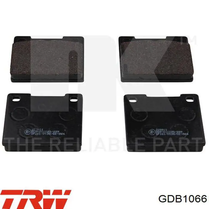 Колодки дисковые  TRW GDB1066 цена, от 19.12 USD