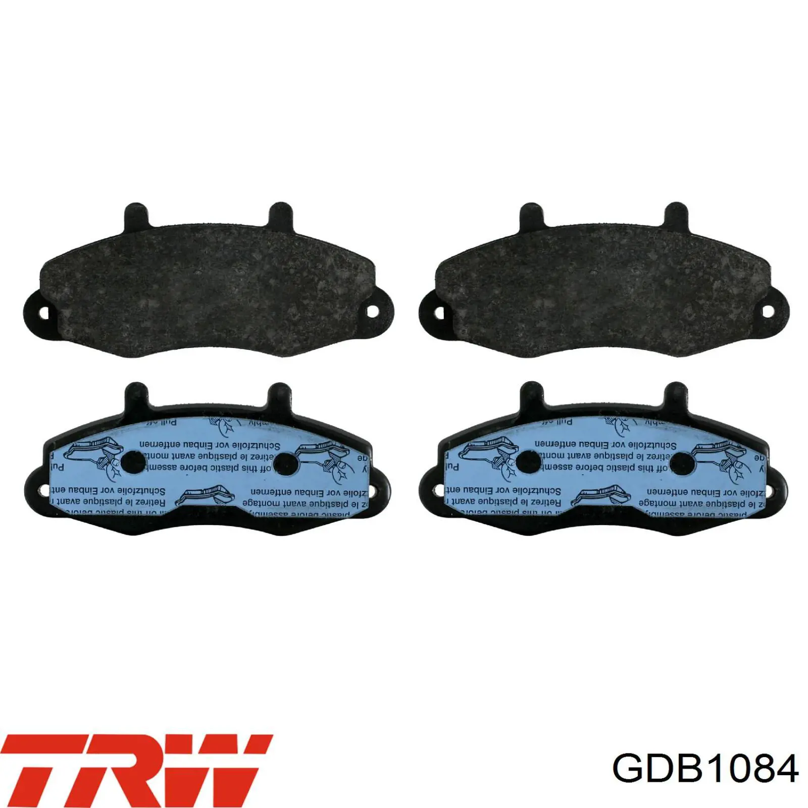 Купить GDB1084 TRW Колодки тормозные