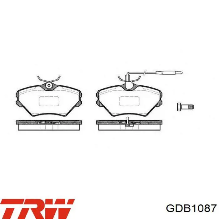 Тормозные колодки Delphi LP862