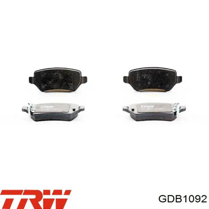 GDB1092 TRW Колодки передние
