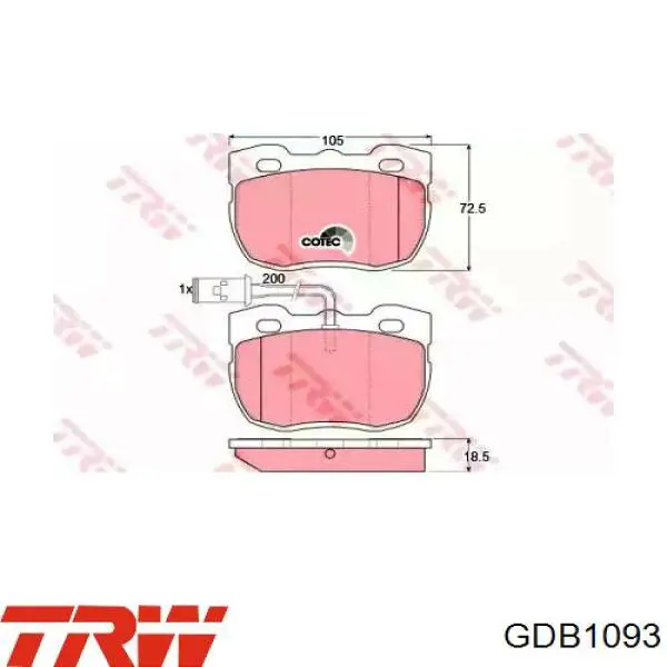 Колодки Land Rover STC9190 цена, от 1404.48 UAH
