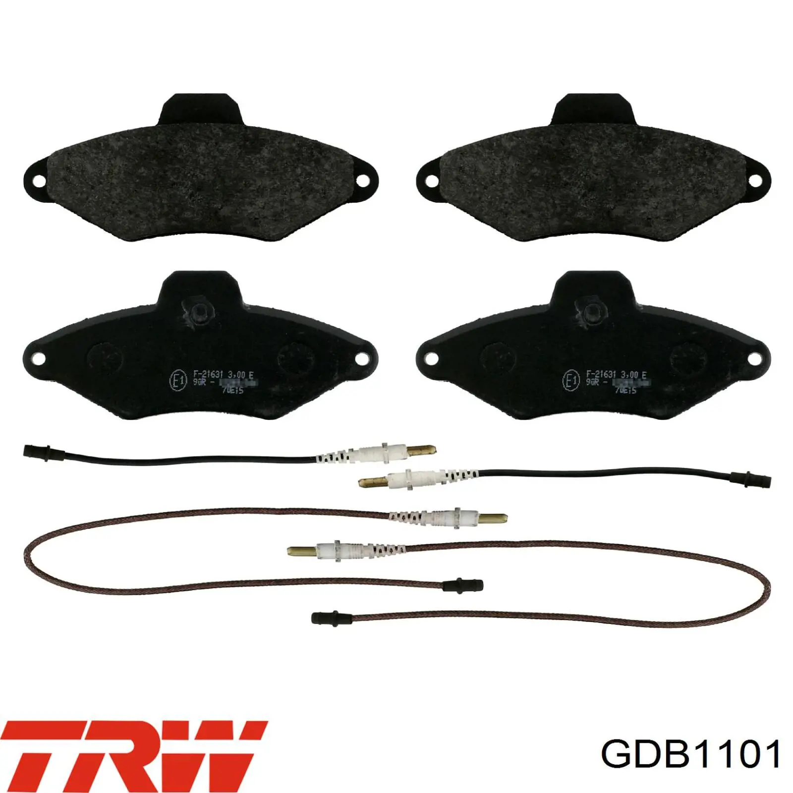 Купить GDB1101 TRW Колодки тормозные