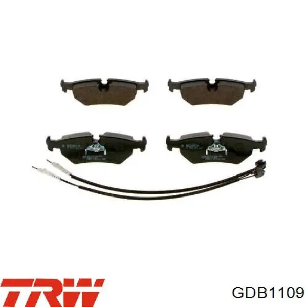 Колодки дисковые  TRW GDB1109 цена, от 25.38 USD