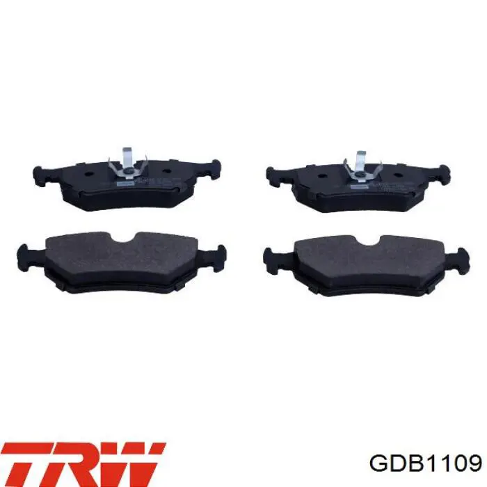 Купить GDB1109 TRW Колодки тормозные задние, дисковые